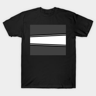 Abstract - gray, black and white. T-Shirt